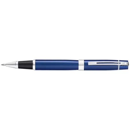 Stylo Roller Sheaffer - Série 300 - Bleu Attributs Chromés - Dessus