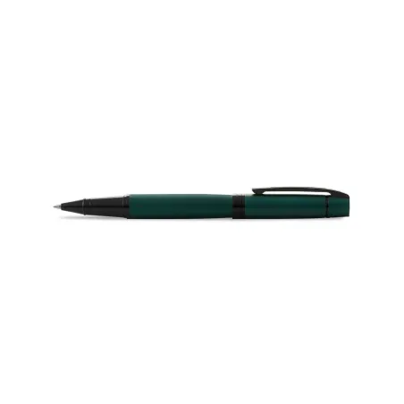 Stylo Roller Sheaffer - Série 300 - Green Mat Attributs Noirs - Profil