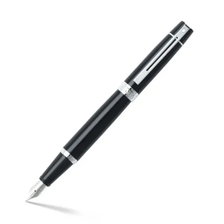 Stylo Plume M Sheaffer - Série 300 - Black Attributs Chromés