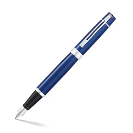 Stylo Plume M Sheaffer - Série 300 - Bleu Attributs Chromés