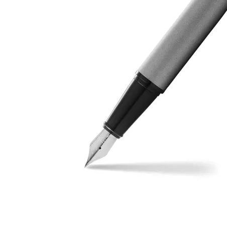 Stylo Plume M Sheaffer - Série 300 - Grey Mat Attributs Noirs - Plume