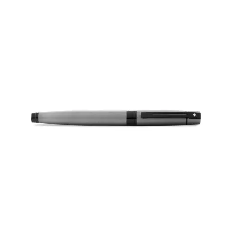 Stylo Plume M Sheaffer - Série 300 - Grey Mat Attributs Noirs - Dessus