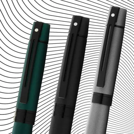 Stylo Plume M Sheaffer - Série 300 - Green Mat Attributs Noirs - La gamme