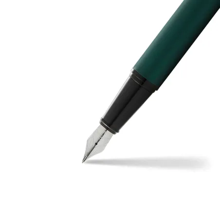 Stylo Plume M Sheaffer - Série 300 - Green Mat Attributs Noirs - Plume