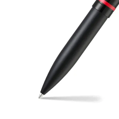 Stylo Bille Sheaffer - Icon - Black Mat Attributs Rouge pvd - Pointe