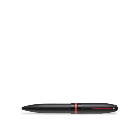 Stylo Bille Sheaffer - Icon - Black Mat Attributs Rouge pvd - Dessus