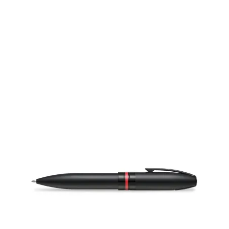 Stylo Bille Sheaffer - Icon - Black Mat Attributs Rouge pvd - Profil