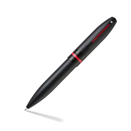 Stylo Bille Sheaffer - Icon - Black Mat Attributs Rouge pvd