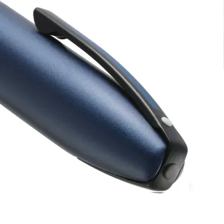 Stylo Bille Sheaffer - Icon - Bleu Mat Attributs Noirs pvd - Clip