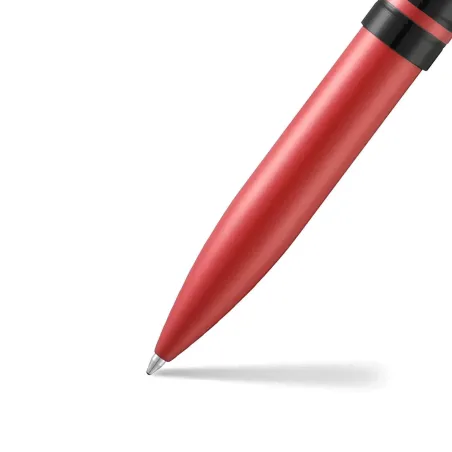 Stylo Bille Sheaffer - Icon - Rouge Mat Attributs Noirs pvd - Pointe