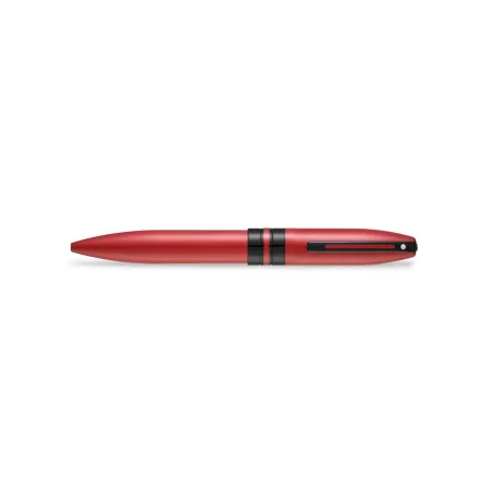 Stylo Bille Sheaffer - Icon - Rouge Mat Attributs Noirs pvd - Dessus