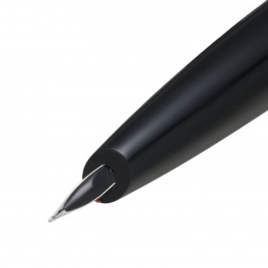 Stylo Plume M Sheaffer - Icon - Noir Attributs Rouge pvd