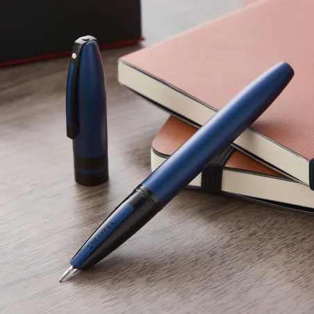 Stylo Plume Sheaffer Icon Bleu – Plume M & Attributs Noirs