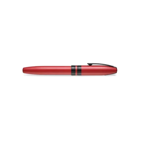 Stylo Plume M Sheaffer - Icon - Rouge Attributs Noirs pvd - Profil