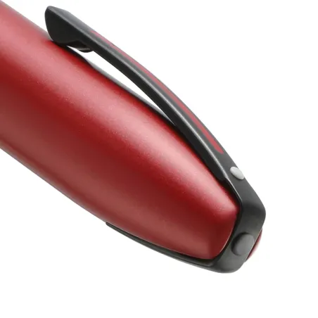 Stylo Roller Sheaffer - Icon - Rouge Attributs Noirs pvd - clip