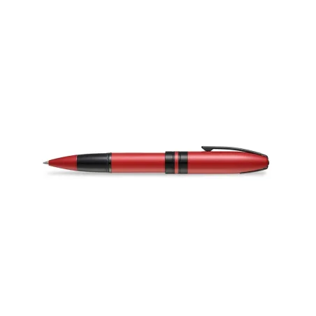 Stylo Roller Sheaffer - Icon - Rouge Attributs Noirs pvd - ouvert