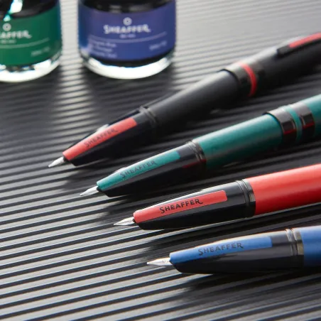 Stylo Roller Sheaffer Icon Bleu – Finitions Noires PVD