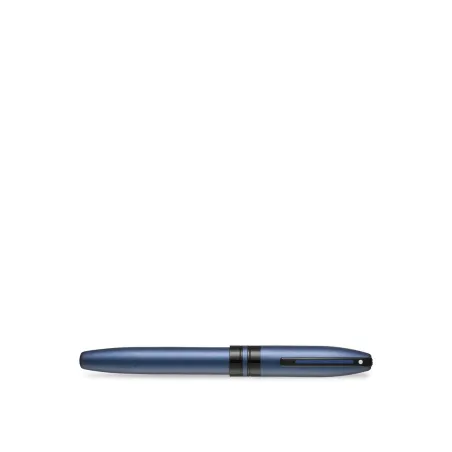 Stylo Roller Sheaffer - Icon - Bleu Attributs Noirs pvd - Fermé dessus
