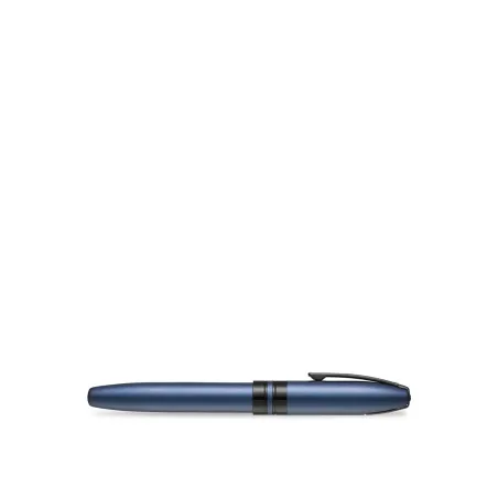 Stylo Roller Sheaffer - Icon - Bleu Attributs Noirs pvd - Profil