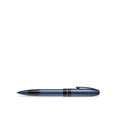 Stylo Roller Sheaffer - Icon - Bleu Attributs Noirs pvd - Ouvert