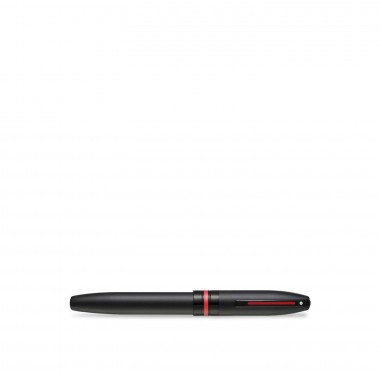 Stylo Roller Sheaffer - Icon - Noir Attributs Rouge pvd Fermé dessus