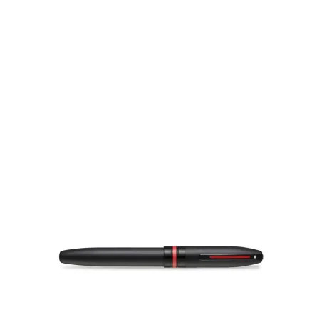 Stylo Roller Sheaffer - Icon - Noir Attributs Rouge pvd Fermé dessus