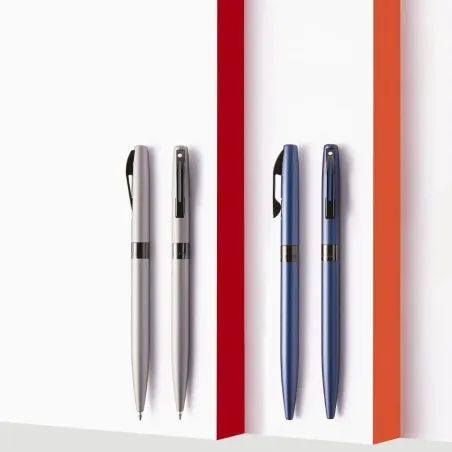 Stylo Bille Sheaffer Reminder Gris Mat et Noir pvd – Clip sécurisé