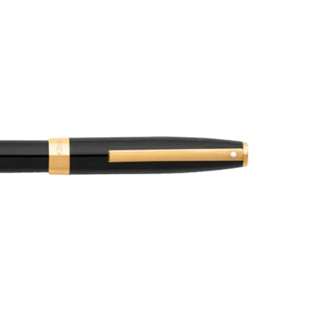 Stylo Plume M Sheaffer - Sagaris - Black Attributs Dorés - Capuchon