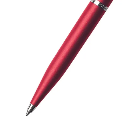 Stylo Bille Sheaffer - VFM - Rouge brillant Attributs chromés - Pointe
