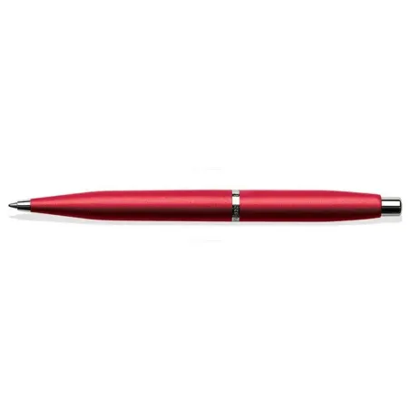 Stylo Bille Sheaffer - VFM - Rouge brillant Attributs chromés - De dos