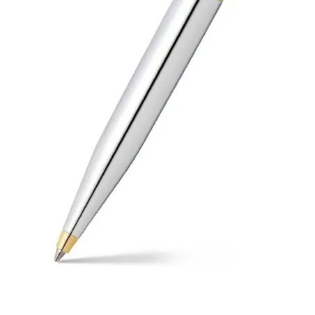 Stylo Bille Sheaffer - VFM - Chrome Attributs dorés - Pointe