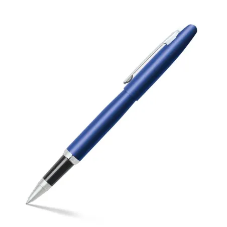 Stylo Roller Sheaffer - VFM - Bleu Attributs chromés