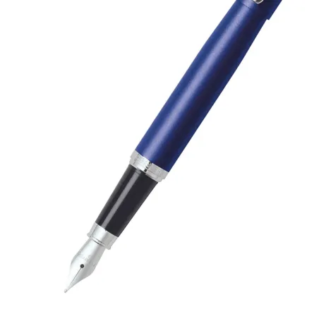 Stylo Plume M Sheaffer - VFM - Bleu Attributs chromés - Pointe