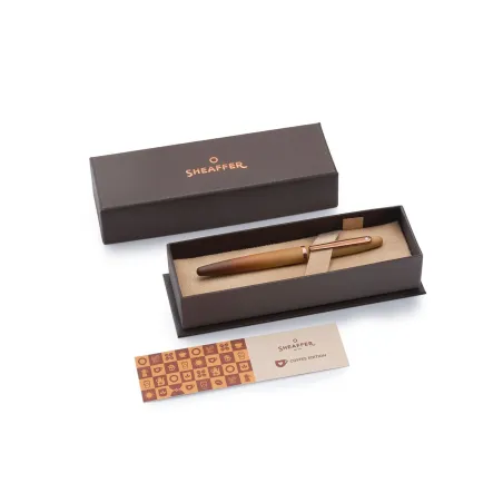 Stylo Plume M Sheaffer - VFM - Coffee Attributs cofee pvd - Coffret