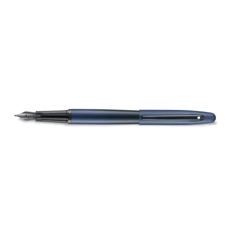 Stylo Plume M Sheaffer - VFM - Bleu nuit Attributs noir pvd - Dessus