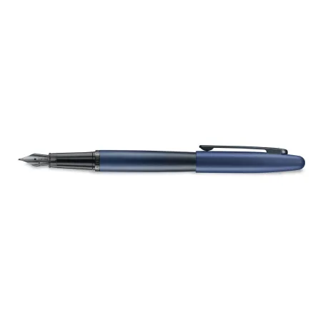 Stylo Plume M Sheaffer - VFM - Bleu nuit Attributs noir pvd - Profil