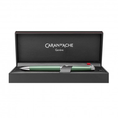 Stylo Bille Caran d'Ache - Léman Slim - Vert de gris - Edition limitée - Dessus