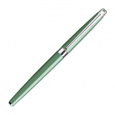 Stylo-plume F Caran d'Ache - Leman Slim - Vert de gris - Edition limitée