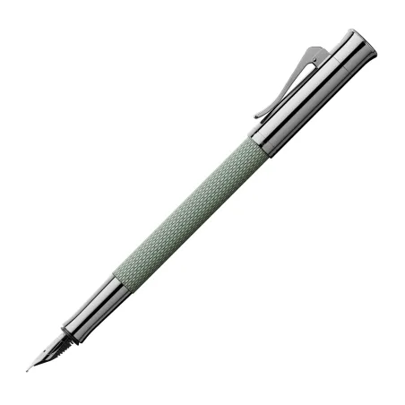 Stylo-plume F Graf von Faber Castell - Sage Guilloché Green