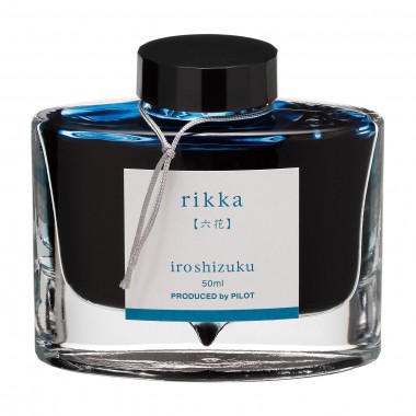 Flacon d'encre Pilot IROSHIZUKU - RIKKA bleu clair - Flacon 50 ml