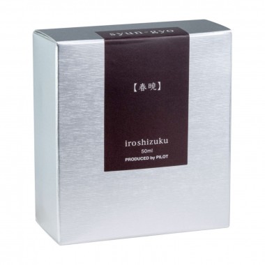 Flacon d'encre Pilot IROSHIZUKU - Syun-Gyo - Noir rougeâtre - Flacon 50 ml