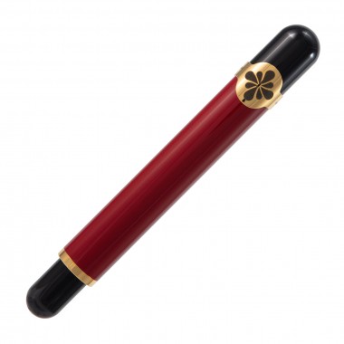 Stylo Plume F DIPLOMAT "XO" Laqué burgundy Attributs dorés
