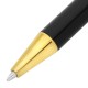 Stylo bille S.T. DUPONT Classique - Noir et Doré - Pointe