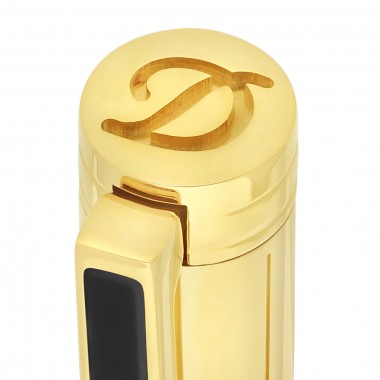 Stylo bille S.T. DUPONT Classique - Noir et Doré - Logo