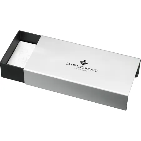 Porte-mines Diplomat - Aero Rhomb Chrome - 0,7  mm - Coffret