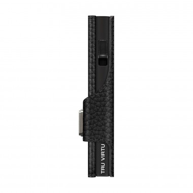 Portefeuille Tru Virtu CLICK & SLIDE - Classic Pebble Noir/Noir