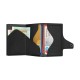 Portefeuille Tru Virtu CLICK & SLIDE - Classic Pebble Noir/Noir - ouvert