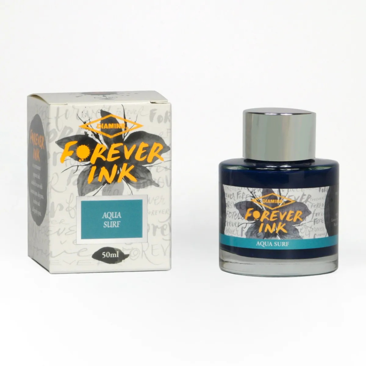 Flacon d'Encre Diamine Forever Ink Permanent - Aqua Surf  50 ml