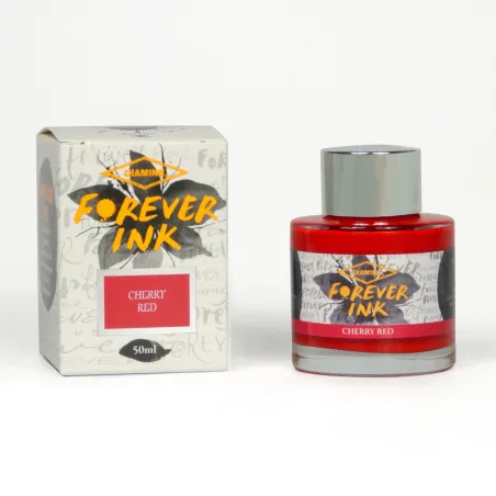 Flacon d'Encre Diamine Forever Ink Permanent - Cherry Red 50 ml