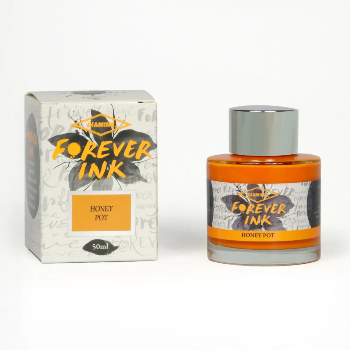 Flacon d'Encre Diamine Forever Ink Permanent - Honey Pot 50 ml